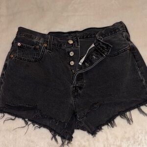 Black Levi’s Denim Women Shorts
